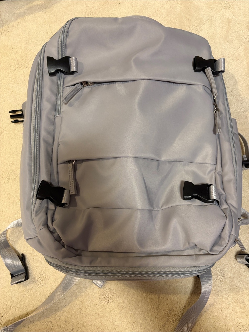 Brand New Viral Men's Gray Everyday Backpack - Lightweight Travel & Commuter Bag
